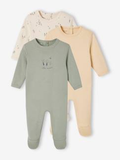 Baby-Pyjama,  overpyjama-Set van 3 slaappakjes Basics
