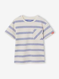 Garçon-T-shirt, polo, sous-pull-T-shirt épais effet gauffré garçon