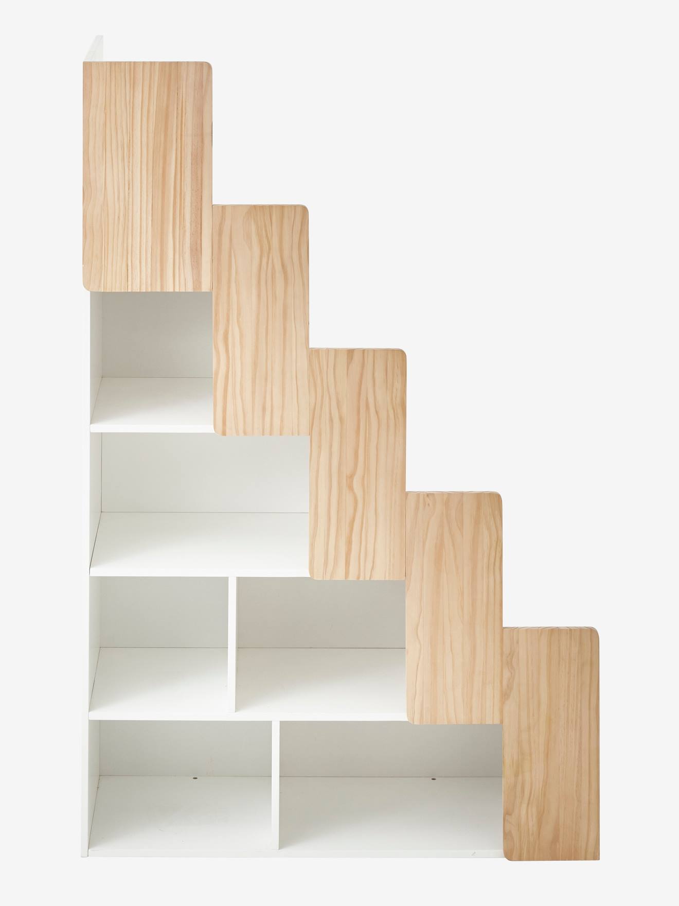 Escalier avec rangement pour combiné EASYSPACE - blanc/bois, Chambre et  rangement