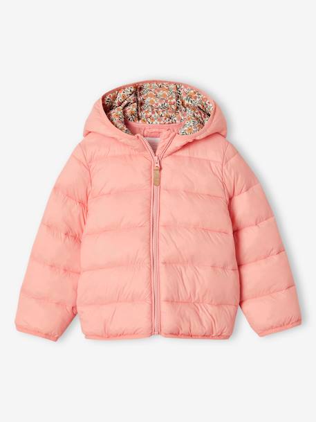 Fille-Manteau, veste-Doudoune légère à capuche fille