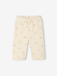 -Babybroek met grote bloemmotieven 