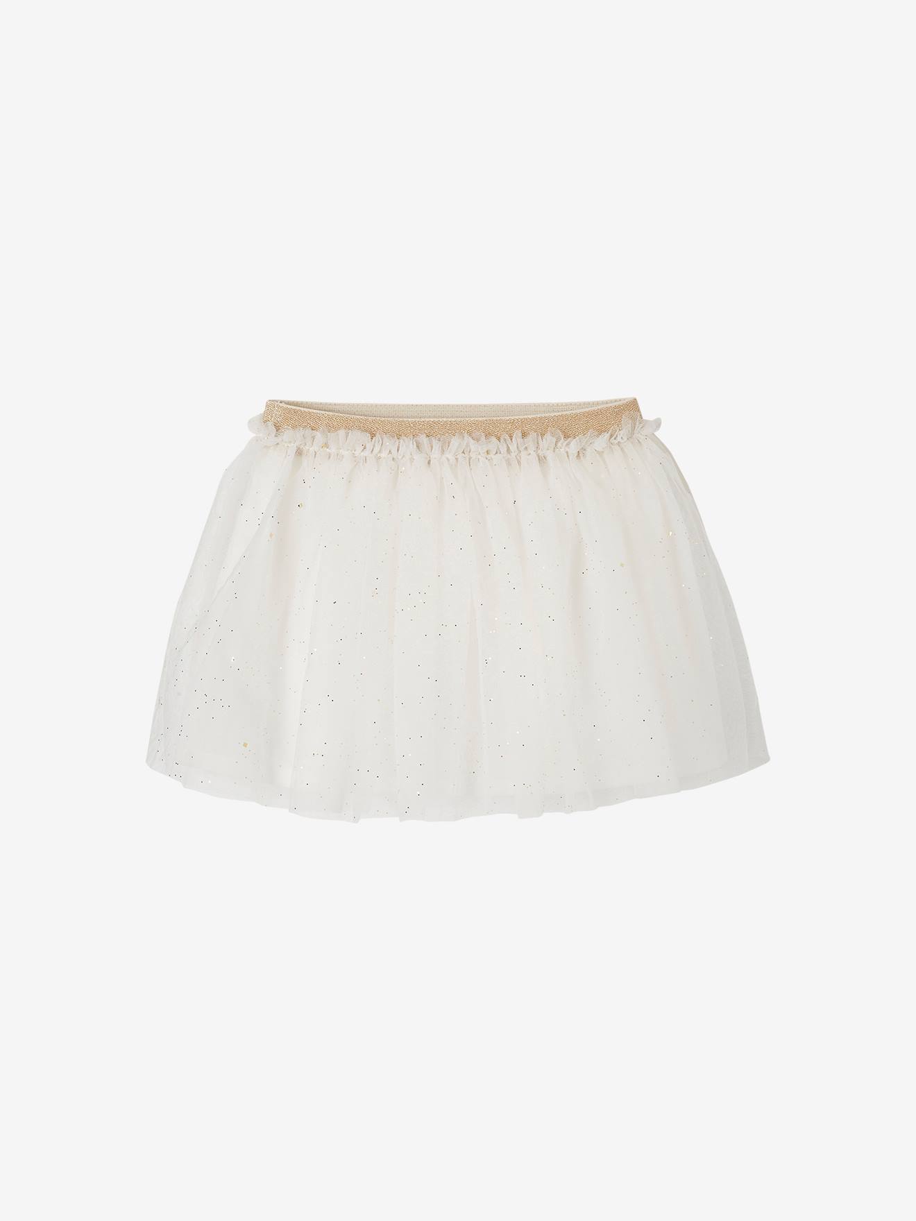 Vertbaudet Tulle-jurk Voor Een Speciale Gelegenheid Voor Baby's Wit