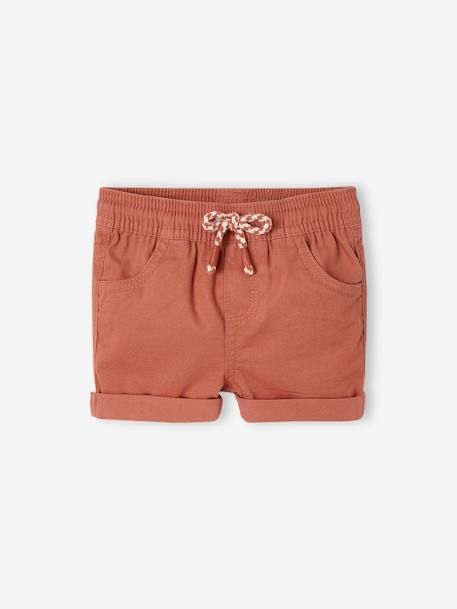 Bébé-Short bébé garçon en toile taille élastiquée