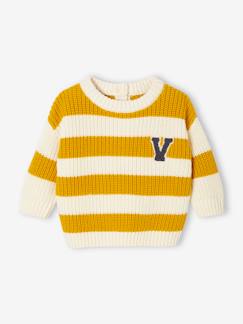 Baby-Trui, vest, sweater-Trui-Gestreepte babytrui