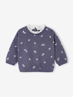 -Babysweater met kraag van Engels borduurwerk