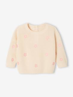 Baby-Trui, vest, sweater-Trui-Geborduurde babytrui