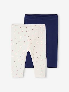 -Lot de 2 leggings bébé Basics