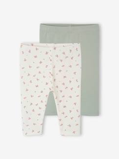 -Lot de 2 leggings bébé Basics