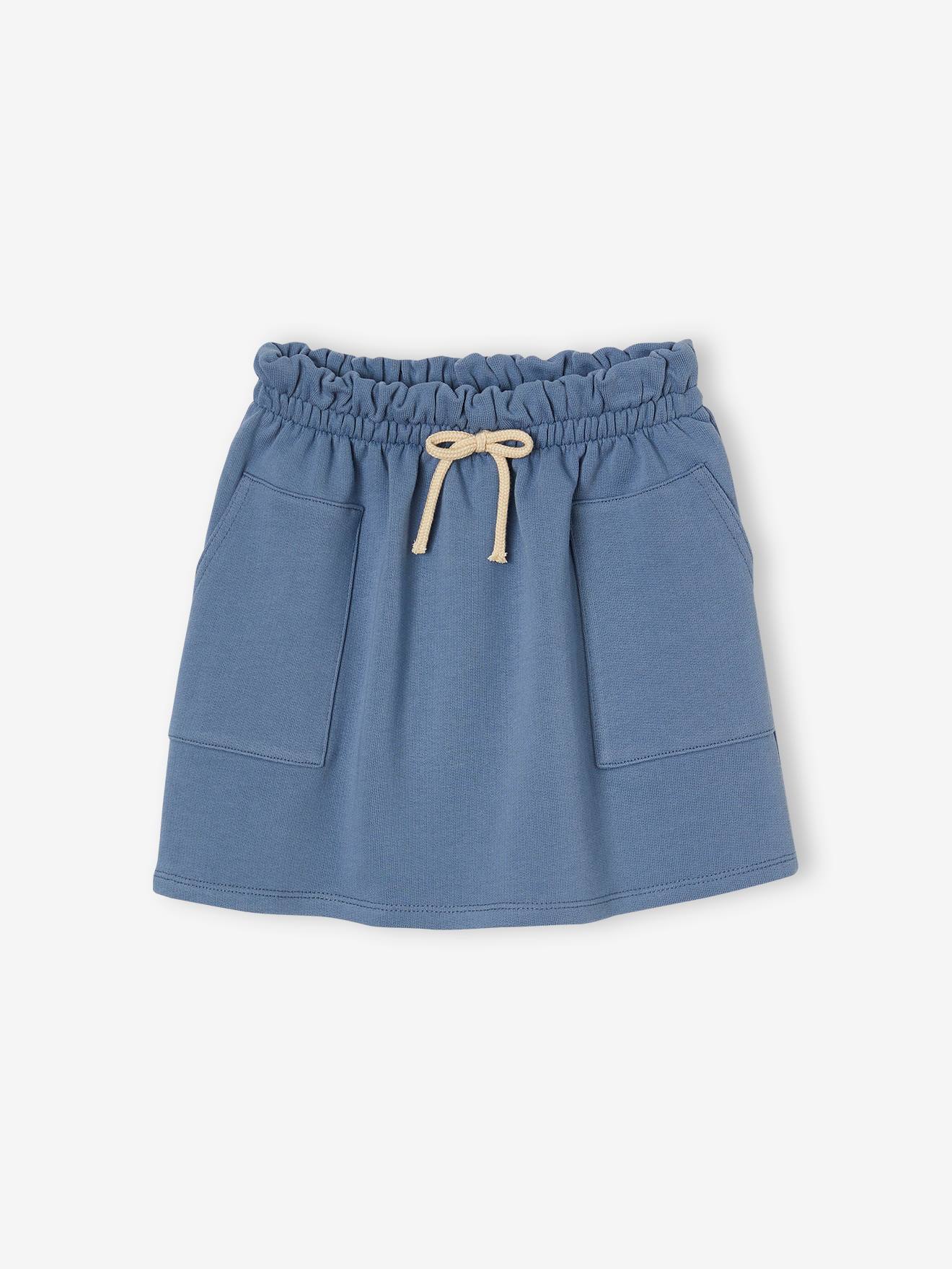 Vertbaudet Fleece Rok Voor Meisjes Chambrayblauw