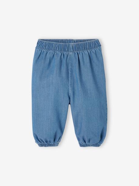 Pantalon bébé en denim léger  - vertbaudet enfant