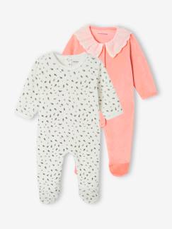 Bébé-Pyjama, surpyjama-Lot de 2 dors-bien en velours