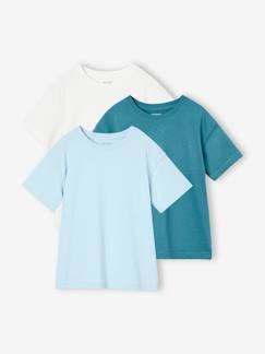 -Lot de 3 t-shirts Basics garçon unis