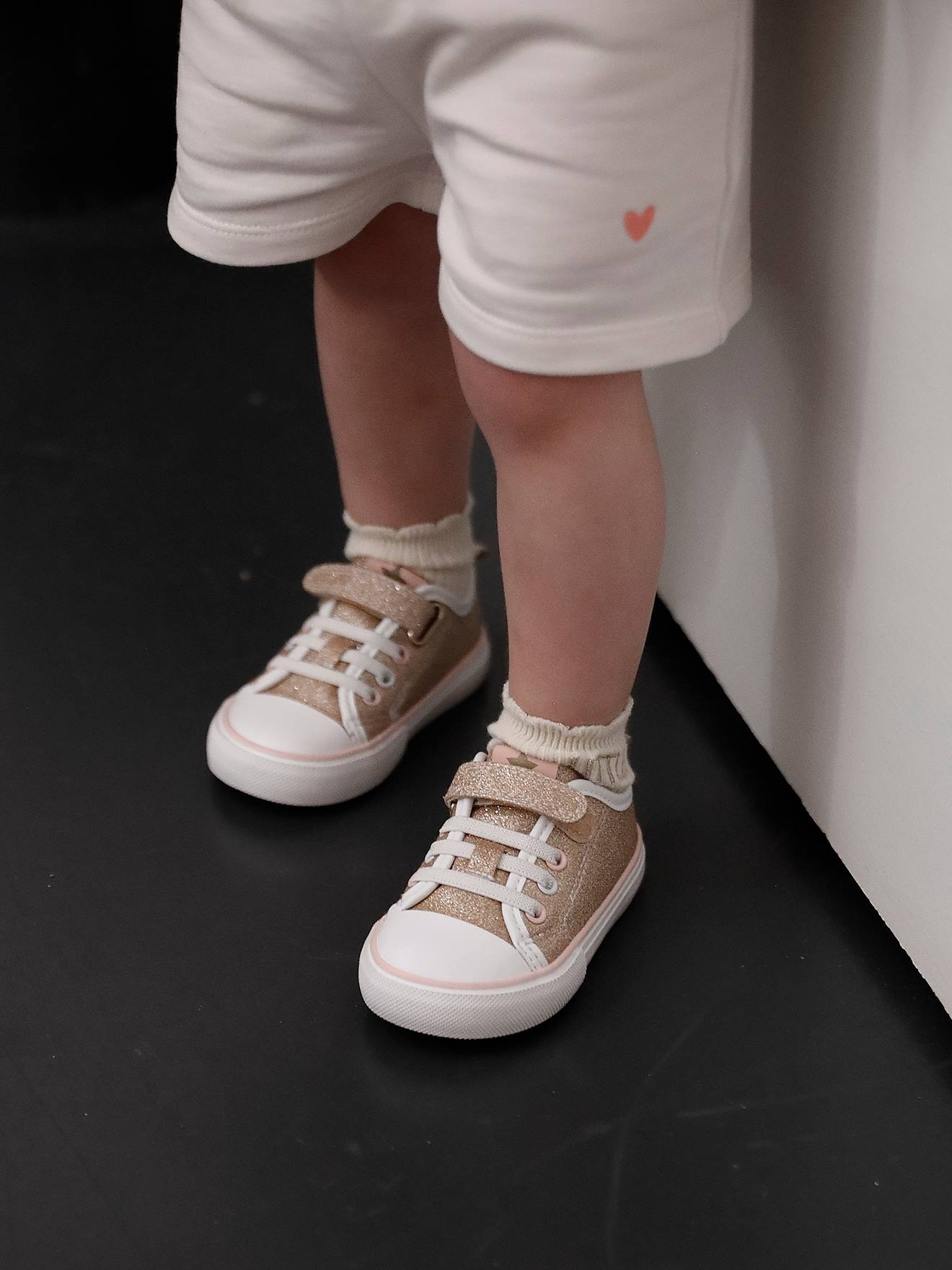 Vertbaudet Gebreide En Klittenband Babymanden Goud