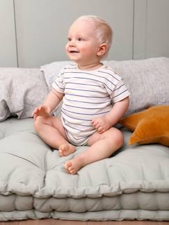 Bébé-Ensemble-Ensemble naissance nid d'abeille T-shirt et short