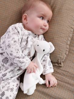 Baby-Pyjama,  overpyjama-Set van fluwelen slaappakje en knuffel