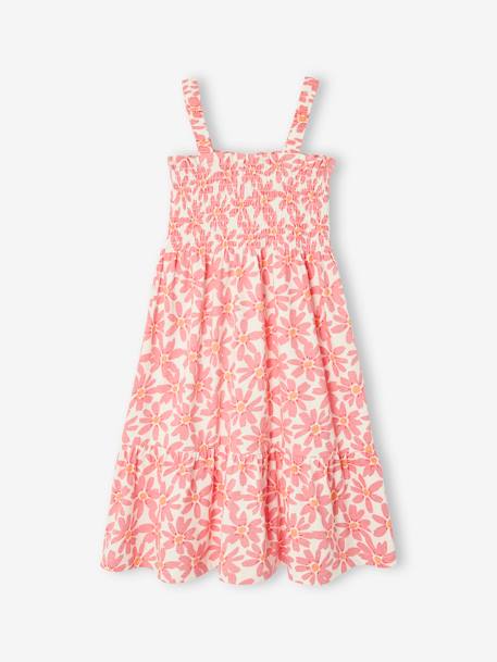 Fille-Robe smockée à bretelles fille