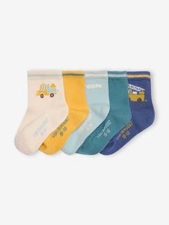 Baby-Sokken, kousen-Set van 5 paar "vroem" babysokken 