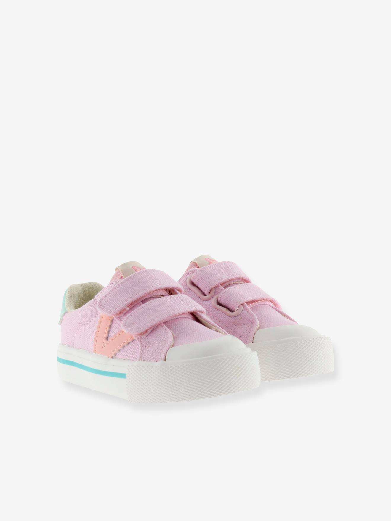 Kindersneakers Van Gekleurd Canvas Tribu Tiras Lona Victoria® Rozen