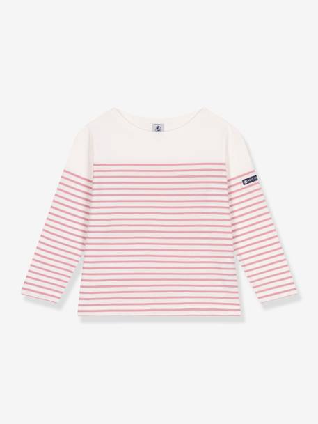 Fille-T-shirt, sous-pull-Marinière enfant en coton Petit Bateau