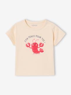 -T-shirt motif homard bébé garçon pressionné épaule