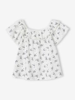 -Blouse met bloemenprint voor meisjes