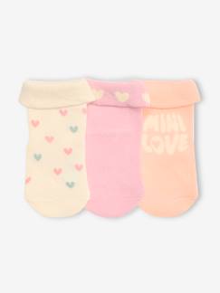 Bébé-Chaussettes, Collants-Lot de 3 paires de chaussettes Bébé love
