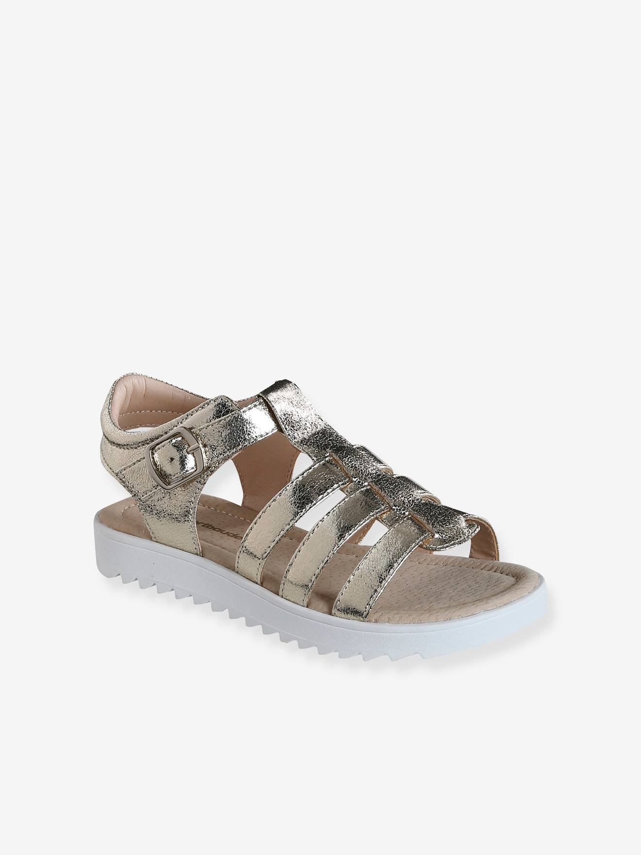 Vertbaudet Kindersandalen Met Meerdere Bandjes Goud