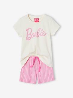 -Kurzer Mädchen Schlafanzug BARBIE mit Glanzmotiv