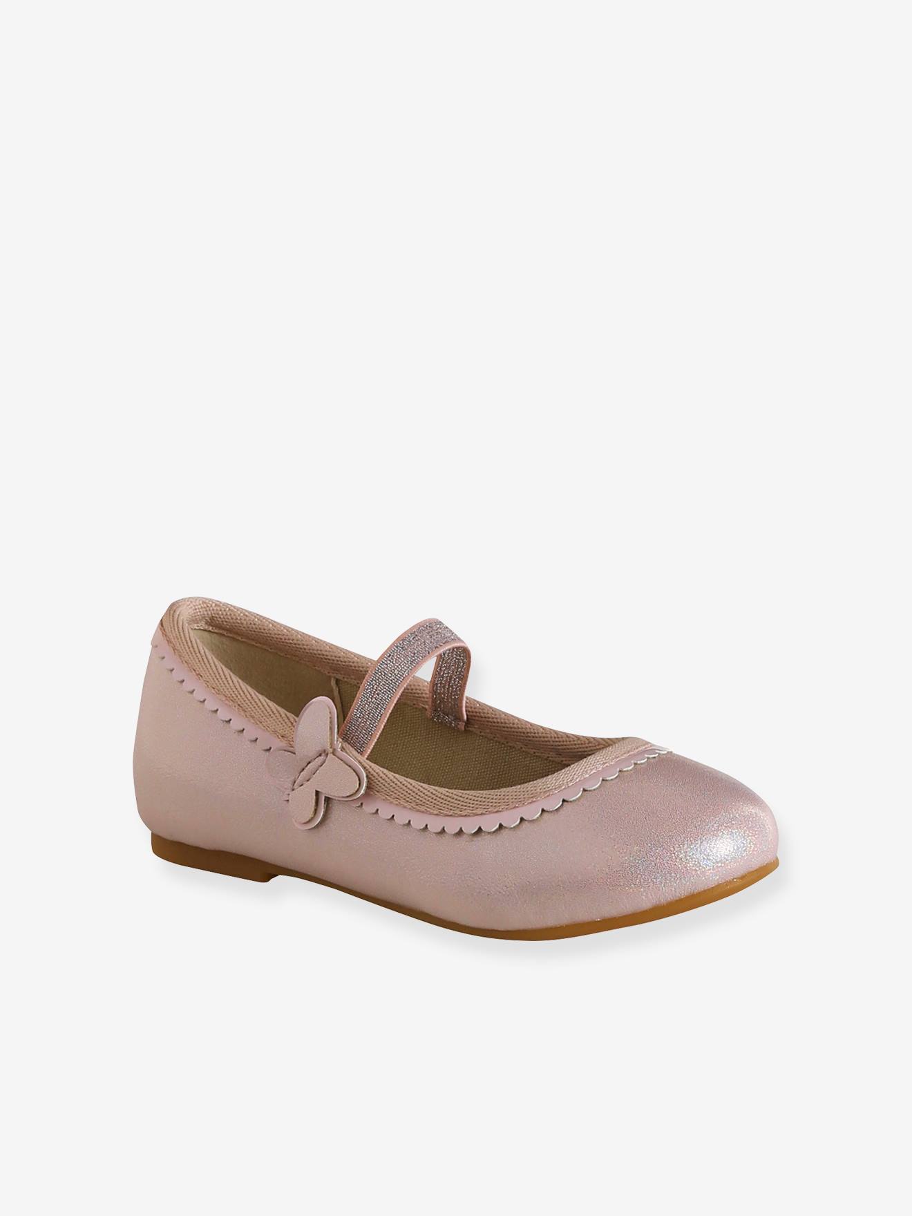 Vertbaudet Glinsterende Ballerina's Voor Kinderen, Collectie Kleuterschool Lichtroze