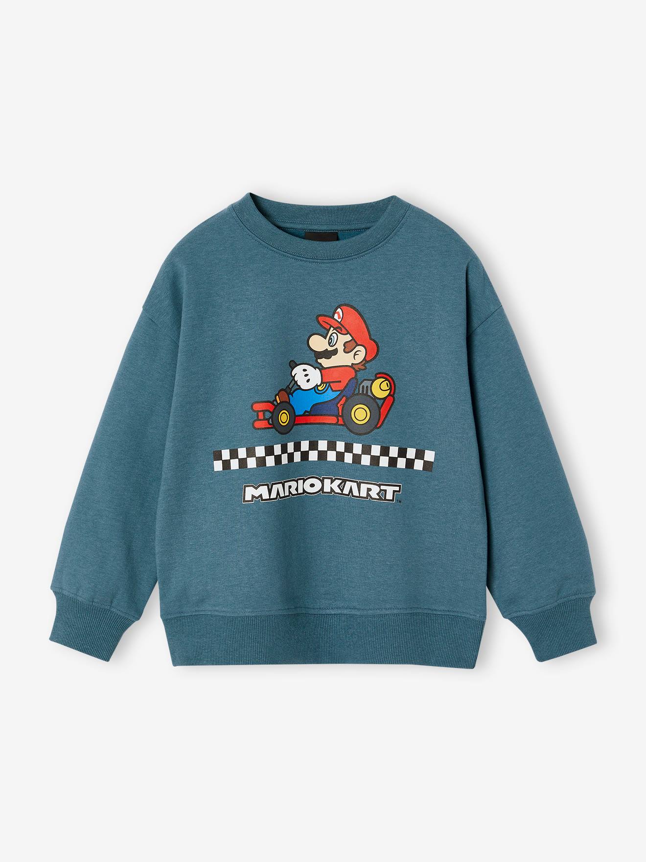 Jungen Sweatshirt Super Mario Groenblauw