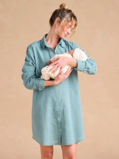 Vêtements de grossesse-Allaitement-Chemise de nuit grossesse et allaitement ENVIE DE FRAISE
