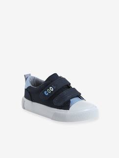-Canvast babysneakers met klittenband
