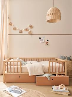 Chambre et rangement-Lit enfant avec grands rangements 70x140 cm CACHE-RÊVES