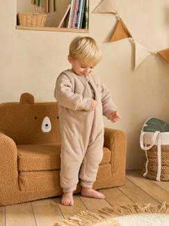 Linge de maison et décoration-Linge de lit bébé-Turbulette-Combinaison PETIT CHAT, manches longues amovibles