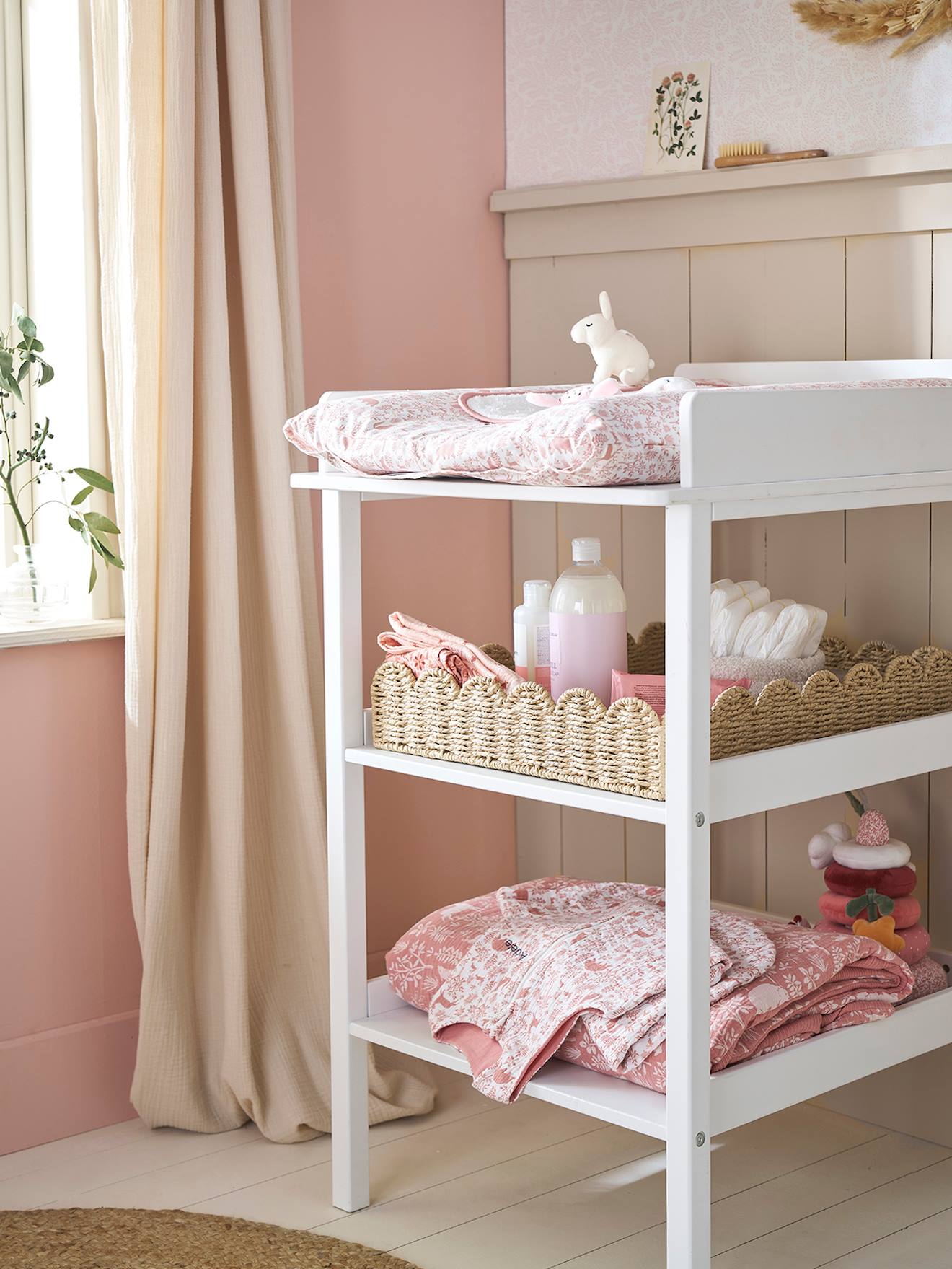 Panier de rangement en corde | Panier à papier toilette | Bac de rangement tissé