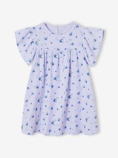 -Robe en gaze de coton fille