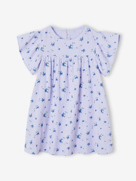 Fille-Robe en gaze de coton fille