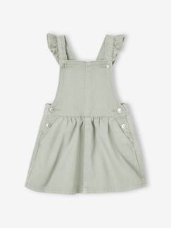 Baby-Rok, jurk-Salopettejurk baby schouderbandjes met ruches