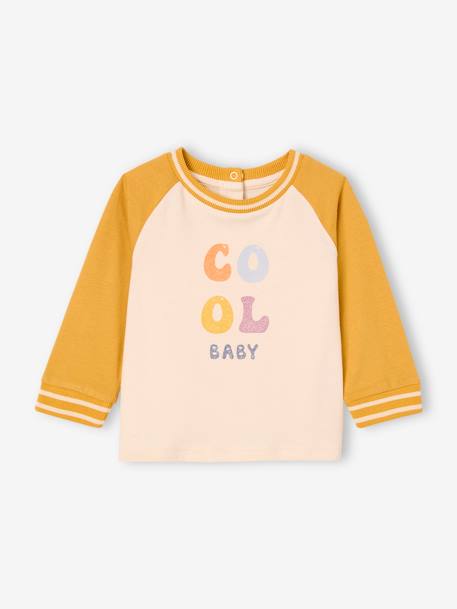 Bébé-T-shirt "cool baby" manches longues bébé en coton bio