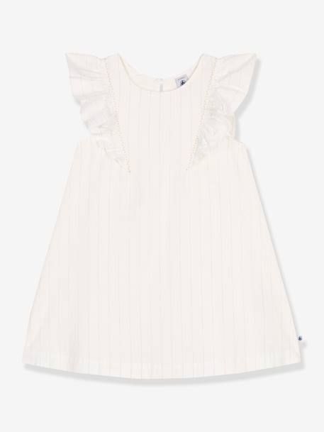 Fille-Robe enfant en coton manches courtes PETIT BATEAU