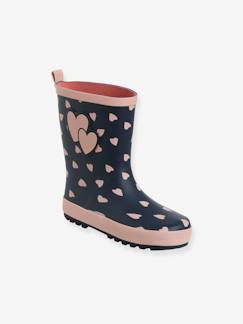 Chaussures-Chaussures fille 23-38-Botte de pluie caoutchouc imprimé enfant