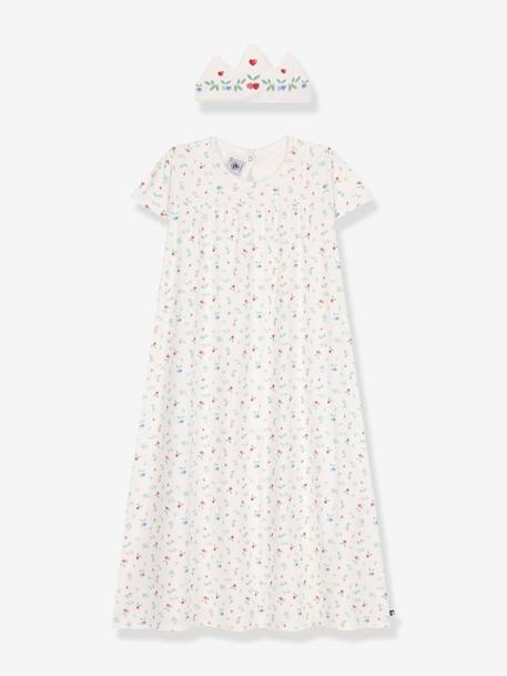 Fille-Pyjama, surpyjama-Chemise de nuit et tiare enfant PETIT BATEAU