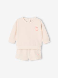 Bébé-Short-Ensemble sweat + short bébé