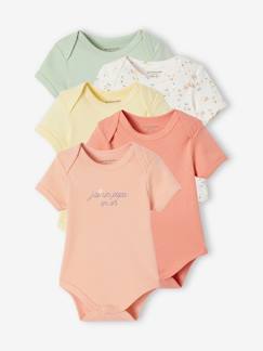 Set met 5 rompers korte mouwen  - vertbaudet enfant
