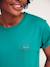 T-shirt brodé de grossesse et d'allaitement en coton Rayé marine+Rayé rouge+vert - vertbaudet enfant 