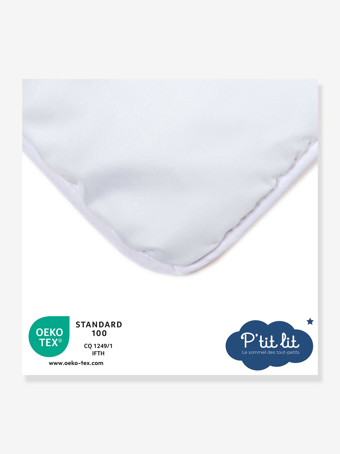 Abeil Couette Bébé Anti-Acarien Acaristop 75x120 Cm – Antibactérienne, Douce Microfibre Peau De Pêche, 300 G/m², Fabriquée En France, Oeko-Tex