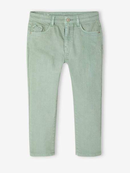 Fille-Pantalon-Pantalon slim fille morphologique large 