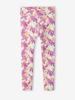 -Legging technique sport fille motifs exotiques
