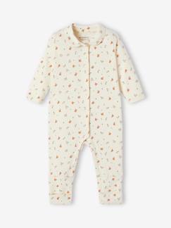 Baby-Pyjama,  overpyjama-Omvormbaar slaappakje met bloemen