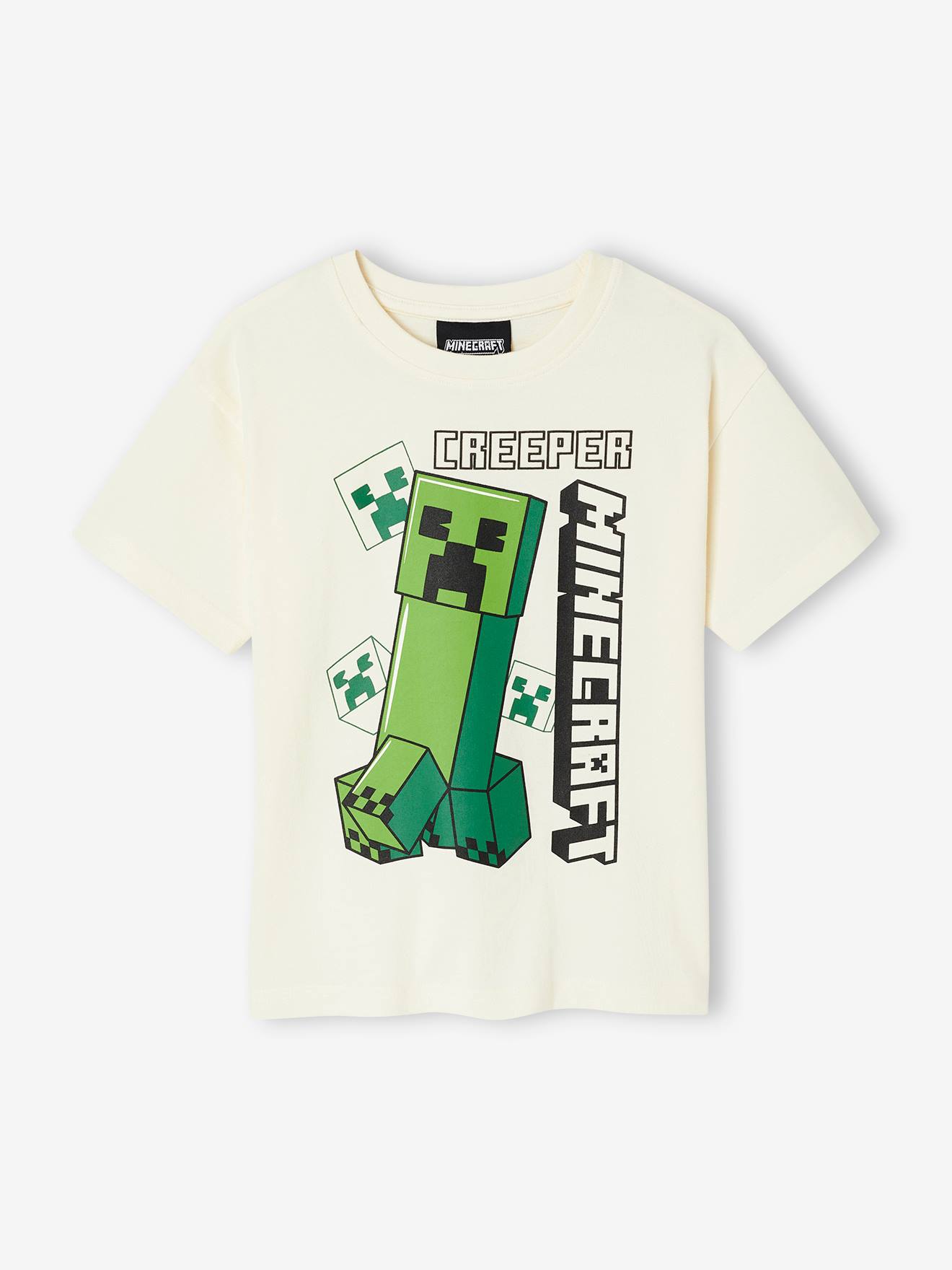 Minecraft® Creeper T-shirt Ecru